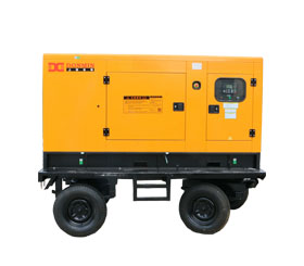 DONMIN东明 100kw移动低噪音拖车型康明斯柴油发电机GF2-100K(T)-1